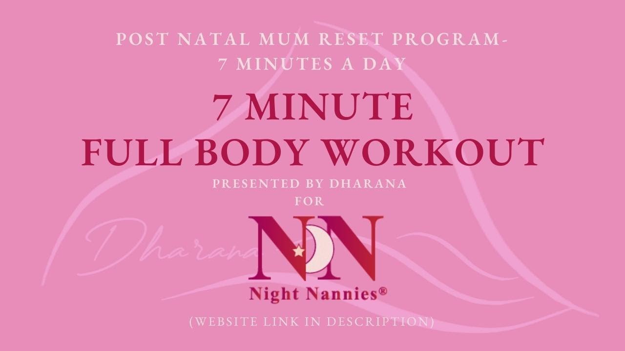 7 Minute Postnatal Full Body Workout for Amazing Results