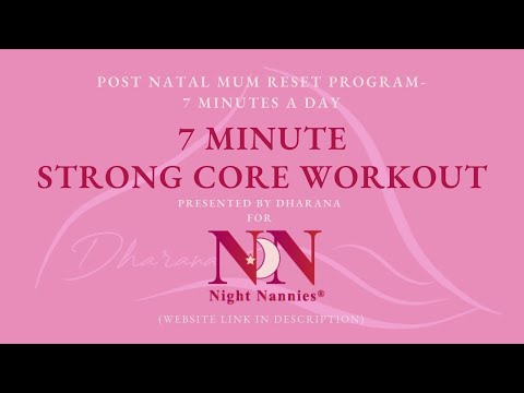 7 Minute Postnatal Strong Core Workout
