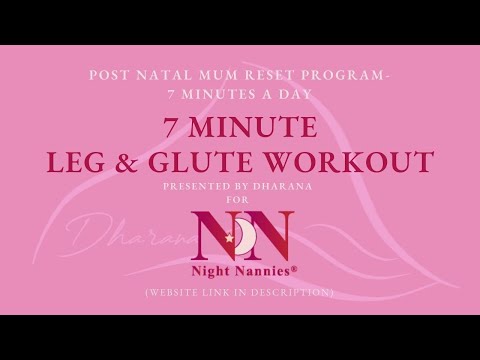 7 Minute Postnatal Glute and Leg Workout
