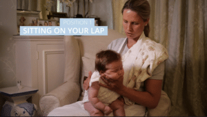 A baby being winded